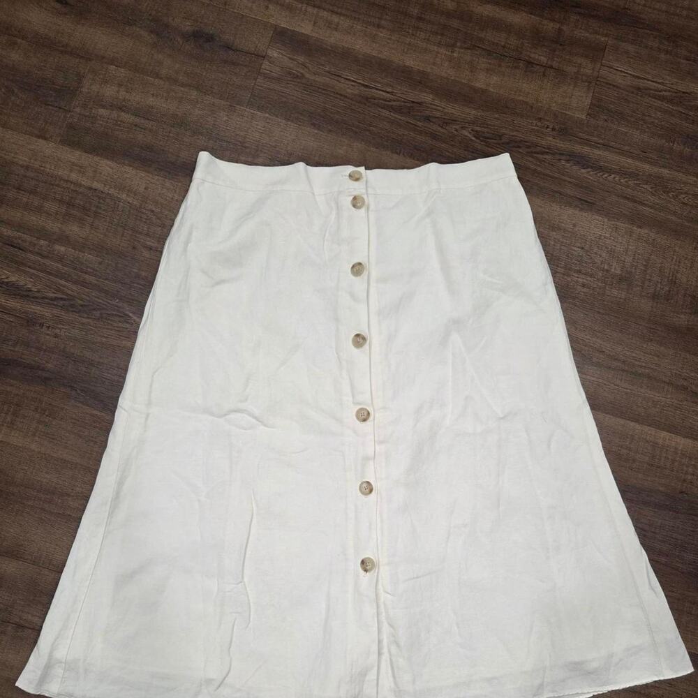 NWT - LOFT Linen Skirt